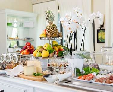 Breakfast buffet at Romantik Relais d'Arfanta Breakfast buffet at Romantik Relais d'Arfanta